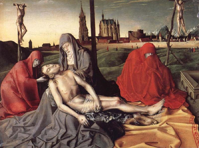 WITZ, Konrad Pieta,Fifteenth century Spain oil painting art